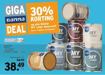 GAMMA Bijvoorbeeld: Muurverf aanbieding