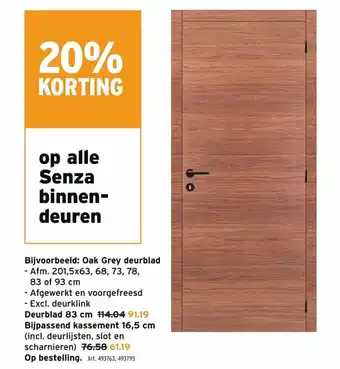 Bijvoorbeeld: Oak Grey deurbled