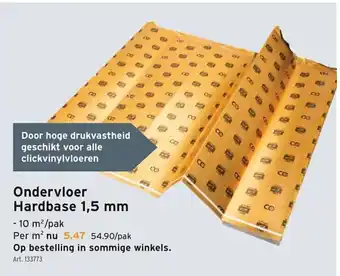 GAMMA Ondervloer Hardbase 1,5 mm aanbieding