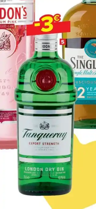 Carrefour Market Gin Tanqueray 70cl aanbieding