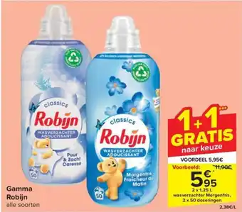Carrefour Market Gamma Robijn 2 x 1,25L aanbieding