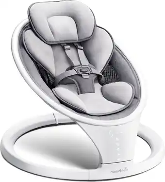 Bol.com Munchkin swing - baby wipstoel elektrisch lichtgewicht bluetooth - schommelstoel aanbieding