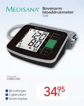 Eldi MEDISANA Bovenarm bloeddrukmeter aanbieding
