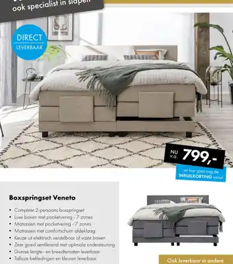 Boxspringset Veneto
