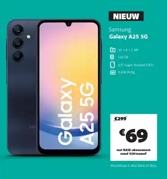 Base Samsung Galaxy A25 5G aanbieding