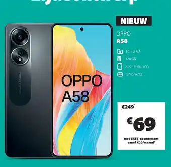 Base OPPO A58 aanbieding
