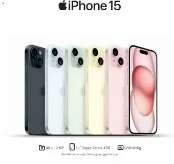 Base iPhone 15 128GB aanbieding