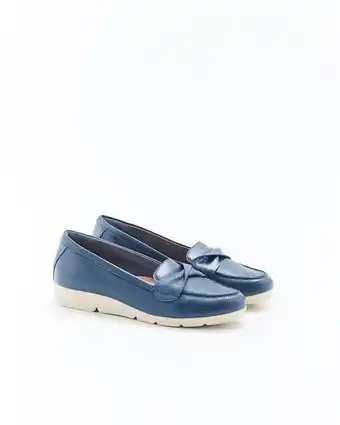 Mocassins cuir chèvre nœud fantaisie Amortyl