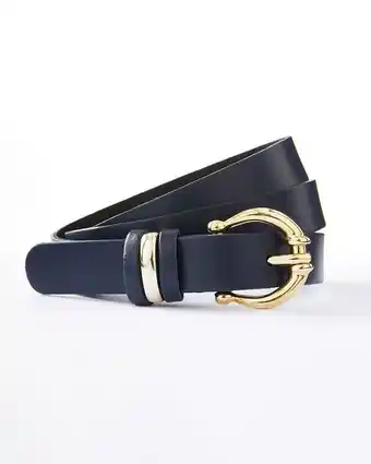 Damart Ceinture croûte de cuir vachette aanbieding