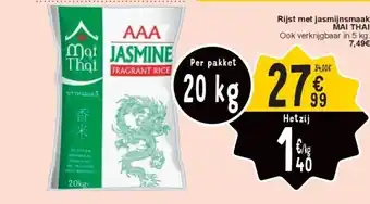 Cora Rijst met jasmijnsmaak MAI THAI aanbieding