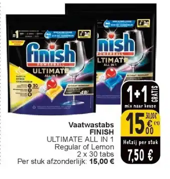 Cora Vaatwastabs FINISH aanbieding