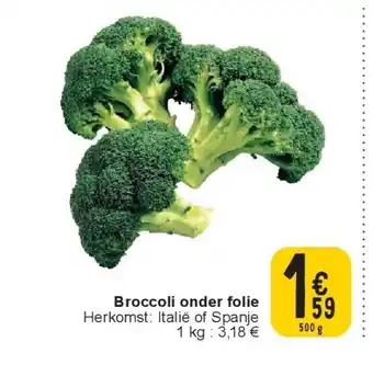 Cora Broccoli onder folie aanbieding