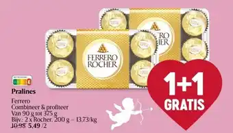 Delhaize Pralines aanbieding