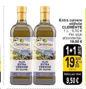 Cora Extra zuivere olijfolie CLEMENTE aanbieding