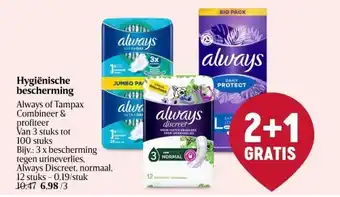 Delhaize Hygiënische bescherming aanbieding