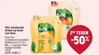 Delhaize Niet-bruisende drank op basis van thee aanbieding