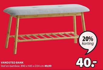 Jysk Vandsted Bank aanbieding