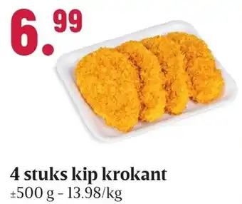 Buurtslagers 4 stuks kip krokant aanbieding