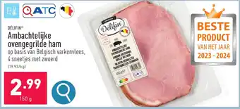 ALDI Ambachtelijke ovengegrilde ham 150g aanbieding