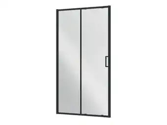 Hubo Allibert Lonso doucheschuifdeur 110-120x200 cm helder glas zwart aanbieding