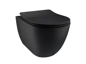 Hubo Lafiness Rimless Monza Nero ophang-WC aanbieding