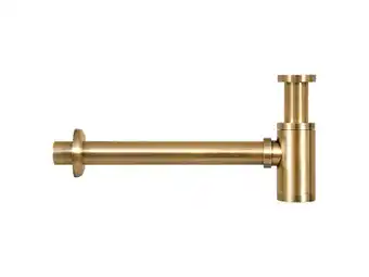 Hubo Differnz sifon handenwasser 5/4 mat goud aanbieding