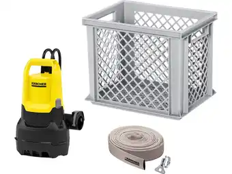 Hubo Karcher SP 16000 dompelpomp 550W vuil water + Dirt Box aanbieding