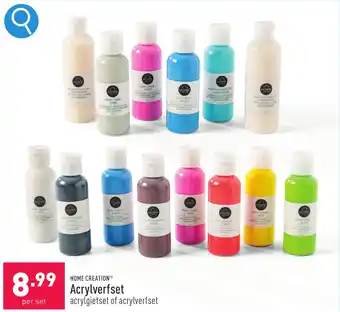Acrylverfset per set