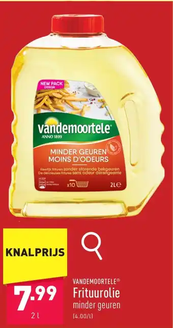 ALDI Vandemoortele frituurolie 2l aanbieding