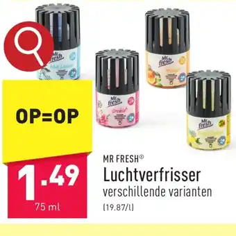ALDI Luchtverfrisser 75 ml aanbieding