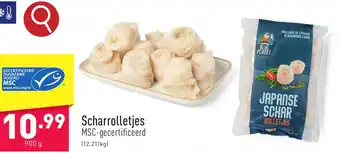 ALDI Scharrolletjes 900 g aanbieding