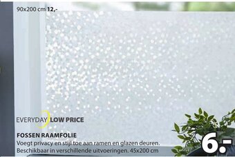 Jysk Fossen Raamfolie aanbieding