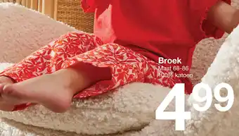 Zeeman Broek aanbieding