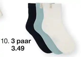 Zeeman Sokken 3 paar aanbieding