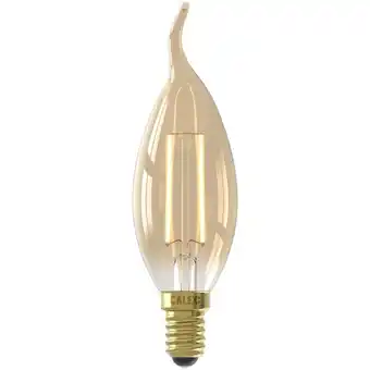 Calex LED-tipkaarslamp - goudkleurig - E14