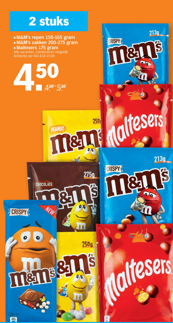 Albert Heijn M&M's aanbieding