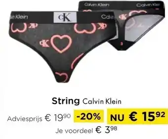 Molecule String Calvin Klein aanbieding