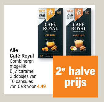 Albert Heijn Alle Cafe Royal aanbieding
