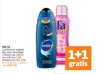 Albert Heijn Alle Fa aanbieding