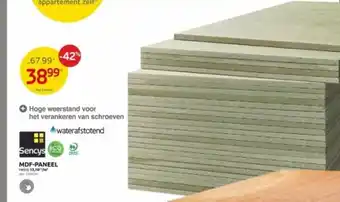 Brico MDF-PANEEL aanbieding