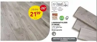 Brico LAMINAATVLOER X-TREME aanbieding