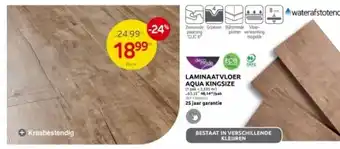 Brico LAMINAATVLOER AQUA KINGSIZE aanbieding
