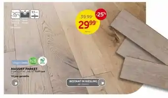 Brico MASSIEF PARKET aanbieding