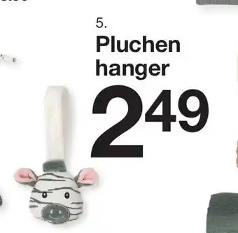 Zeeman Pluchen hanger aanbieding