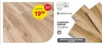 Brico VLOERTEGEL FOREVER aanbieding