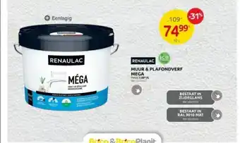 Brico MUUR & PLAFONDVERF MEGA aanbieding