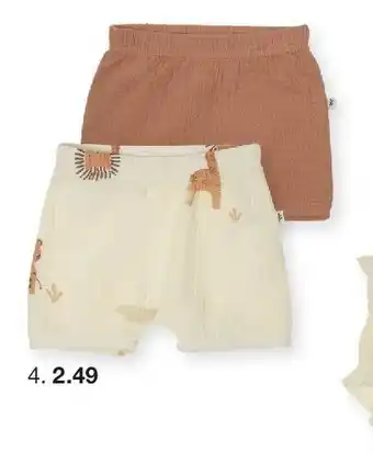 Zeeman Newborn short aanbieding