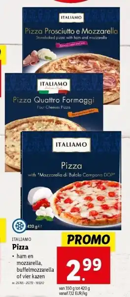 Lidl Pizza aanbieding