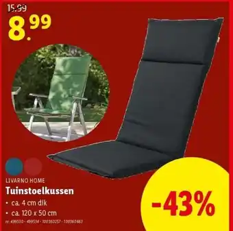 Lidl Tuinstoelkussen aanbieding