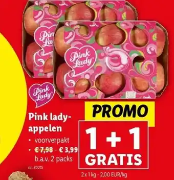 Lidl Pink ladyappelen aanbieding